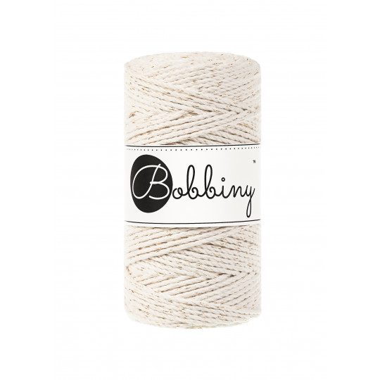 Bobbiny Makramee Garn_3mm_golden_neutral